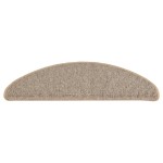vidaXL Covorașe pentru scări, 15 buc., 65x21x4 cm, maro, semirotunde, mari vidaXL Covorașe pentru scări, 15 buc., 65x21x4 cm, maro, semirotunde, mari