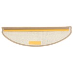 vidaXL Covorașe pentru scări, 15 buc., 65x21x4 cm, maro, semirotunde, mari vidaXL Covorașe pentru scări, 15 buc., 65x21x4 cm, maro, semirotunde, mari