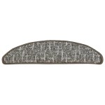 vidaXL Covorașe de trepte de scară, 15 buc., antracit, 65x21x4 cm