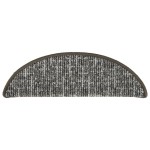 vidaXL Covorașe de trepte de scară, 15 buc., antracit, 65x21x4 cm