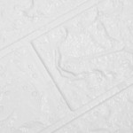 vidaXL Tapet de perete autocolant 3D, 10 buc., alb, model cărămizi vidaXL Tapet de perete autocolant 3D, 10 buc., alb, model cărămizi