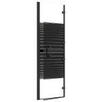 vidaXL Cabină de duș pliabilă, negru, 100x140 cm, ESG vidaXL Cabină de duș pliabilă, negru, 100x140 cm, ESG