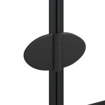 vidaXL Cabină de duș pliabilă, negru, 100x140 cm, ESG vidaXL Cabină de duș pliabilă, negru, 100x140 cm, ESG