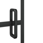vidaXL Cabină de duș pliabilă, negru, 120x140 cm, ESG vidaXL Cabină de duș pliabilă, negru, 120x140 cm, ESG
