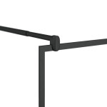 vidaXL Paravan de duș walk-in negru 80x195 cm sticlă ESG transparentă vidaXL Paravan de duș walk-in negru 80x195 cm sticlă ESG transparentă