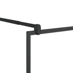 vidaXL Paravan de duș walk-in negru 90x195 cm sticlă ESG transparentă vidaXL Paravan de duș walk-in negru 90x195 cm sticlă ESG transparentă