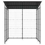 vidaXL Magazie pentru bicicletă, negru, 190x190x222 cm, oțel vidaXL Magazie pentru bicicletă, negru, 190x190x222 cm, oțel