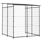 vidaXL Magazie pentru bicicletă, negru, 190x190x222 cm, oțel vidaXL Magazie pentru bicicletă, negru, 190x190x222 cm, oțel