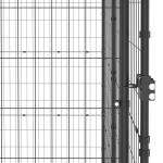 vidaXL Padoc pentru câini de exterior, 110x220x180 cm, oțel