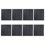 vidaXL Set cutii depozitare 136 piese cu panouri de perete, roșu&negru vidaXL Set cutii depozitare 136 piese cu panouri de perete, roșu&negru