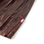 Fustă pentru copii cu sclipici, coniac, 116