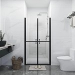 vidaXL Ușă cabină de duș, transparent, (98-101)x190 cm, ESG vidaXL Ușă cabină de duș, transparent, (98-101)x190 cm, ESG