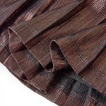 Fustă pentru copii cu sclipici, coniac, 128