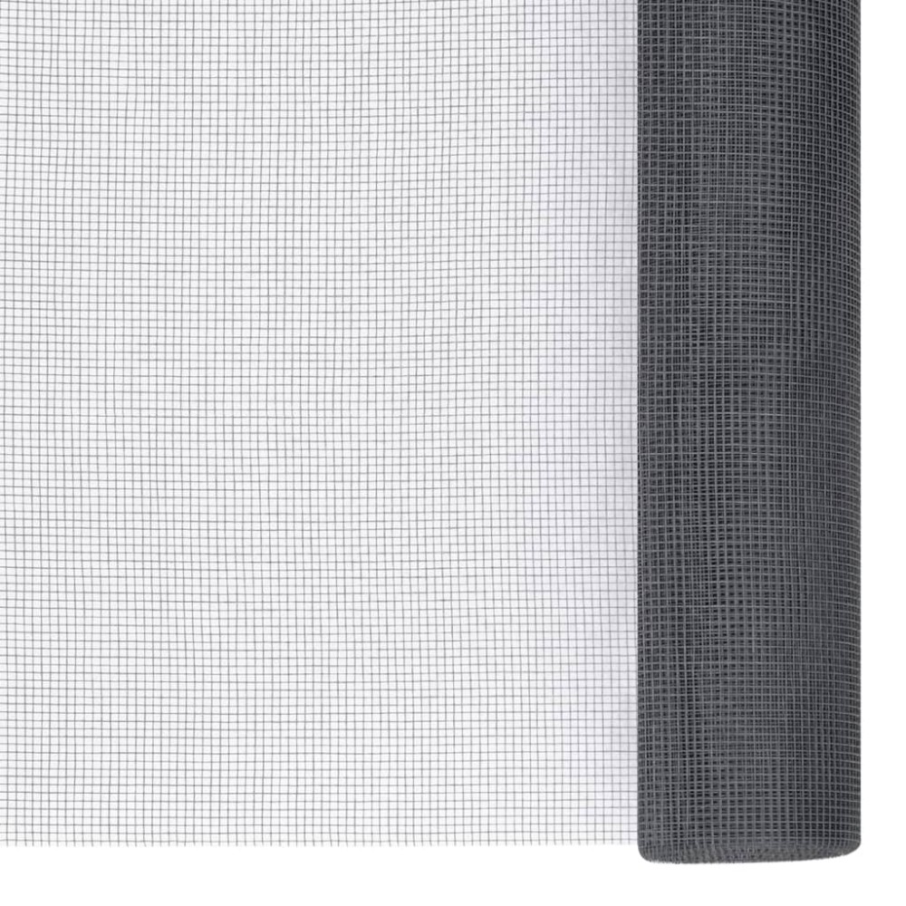 vidaXL Plasă de sârmă, gri, 80x2000 cm, fibră de sticlă