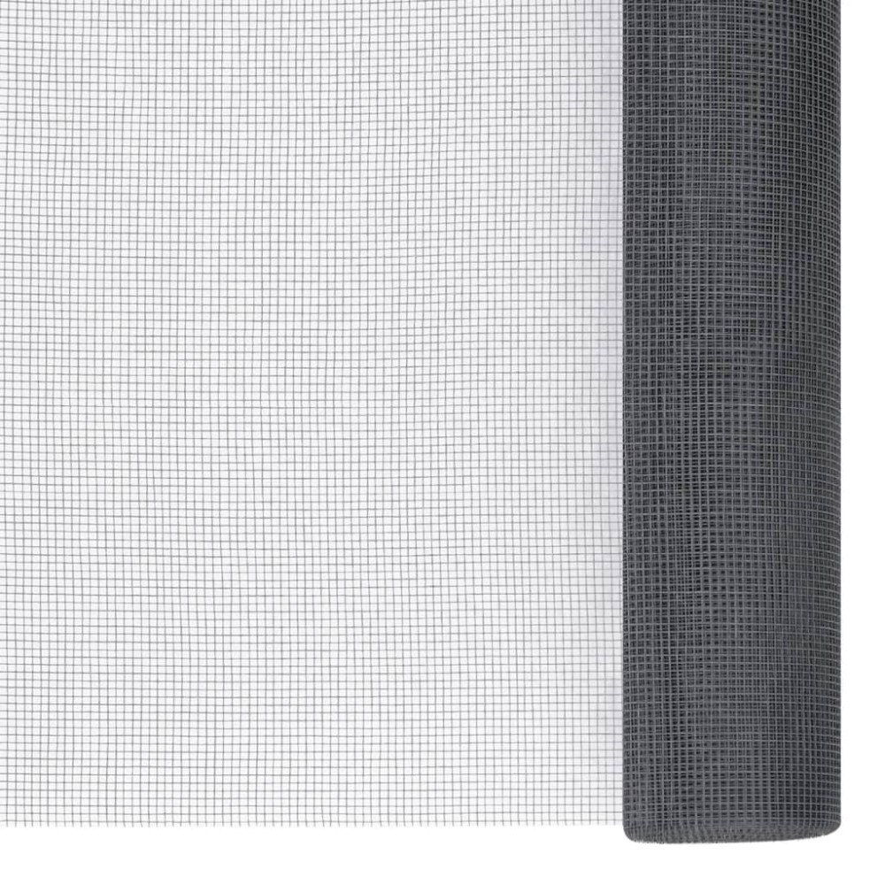 vidaXL Plasă de sârmă, gri, 100x2000 cm, fibră de sticlă