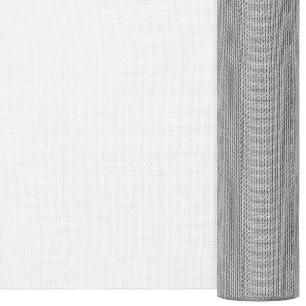 vidaXL Plasă de sârmă, argintiu, 60x2000 cm, oțel inoxidabil