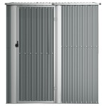 vidaXL Magazie de grădină, gri, 180,5x97x209,5 cm, oțel galvanizat vidaXL Magazie de grădină, gri, 180,5x97x209,5 cm, oțel galvanizat