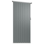 vidaXL Magazie de grădină, gri, 180,5x97x209,5 cm, oțel galvanizat vidaXL Magazie de grădină, gri, 180,5x97x209,5 cm, oțel galvanizat