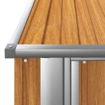 vidaXL Șopron de grădină 180,5x97x209,5 cm oțel galvanizat aspect lemn vidaXL Șopron de grădină 180,5x97x209,5 cm oțel galvanizat aspect lemn