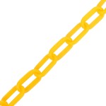vidaXL Lanț de avertizare, galben, 100 m, Ø6 mm, plastic vidaXL Lanț de avertizare, galben, 100 m, Ø6 mm, plastic