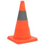 vidaXL Conuri de trafic pop-up, 10 buc., 42 cm vidaXL Conuri de trafic pop-up, 10 buc., 42 cm