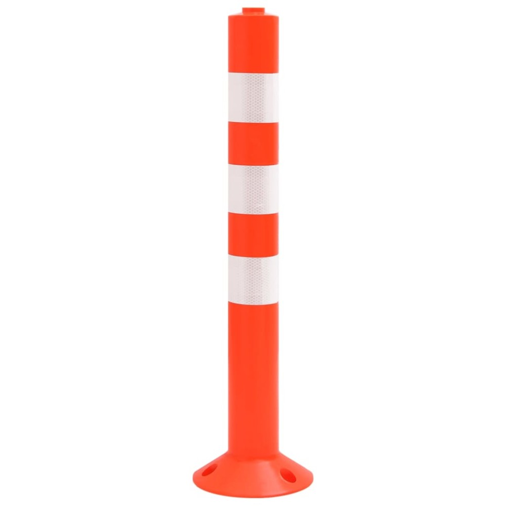 vidaXL Bornă de control trafic, 10 buc., 75 cm, PE