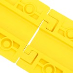 vidaXL Rampe de protecție pentru cabluri, 4 buc., galben, 98,5 cm vidaXL Rampe de protecție pentru cabluri, 4 buc., galben, 98,5 cm
