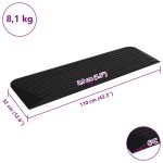 vidaXL Rampe tip prag, 110x32x3,8 cm, cauciuc vidaXL Rampe tip prag, 110x32x3,8 cm, cauciuc