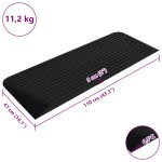 vidaXL Rampe tip prag, 110x41x5 cm, cauciuc vidaXL Rampe tip prag, 110x41x5 cm, cauciuc