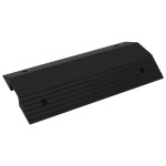 vidaXL Rampă tip prag în formă de pod, 80x40x8 cm, cauciuc vidaXL Rampă tip prag în formă de pod, 80x40x8 cm, cauciuc