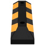 vidaXL Limitatoare parcare reflectorizante 2 buc. 56x15x10 cm cauciuc vidaXL Limitatoare parcare reflectorizante 2 buc. 56x15x10 cm cauciuc