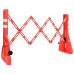 vidaXL Barieră de trafic pliabilă, roșu, 210x50x105 cm vidaXL Barieră de trafic pliabilă, roșu, 210x50x105 cm