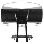 vidaXL Plug de zăpadă pentru ATV, negru, 115x38 cm vidaXL Plug de zăpadă pentru ATV, negru, 115x38 cm