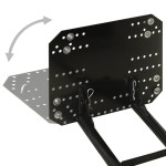 vidaXL Plug de zăpadă pentru ATV, negru, 115x38 cm vidaXL Plug de zăpadă pentru ATV, negru, 115x38 cm