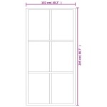 vidaXL Ușă glisantă, negru, 102x205 cm, sticlă ESG și aluminiu vidaXL Ușă glisantă, negru, 102x205 cm, sticlă ESG și aluminiu