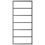 vidaXL Ușă glisantă, negru, 90x205 cm, sticlă ESG și aluminiu vidaXL Ușă glisantă, negru, 90x205 cm, sticlă ESG și aluminiu