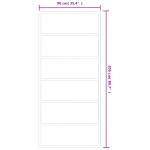 vidaXL Ușă glisantă, negru, 90x205 cm, sticlă ESG și aluminiu vidaXL Ușă glisantă, negru, 90x205 cm, sticlă ESG și aluminiu