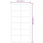 vidaXL Ușă glisantă, negru, 102x205 cm, sticlă ESG și aluminiu vidaXL Ușă glisantă, negru, 102x205 cm, sticlă ESG și aluminiu