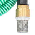 vidaXL Furtun de aspirație cu racorduri din alamă, verde 1,1" 25 m PVC vidaXL Furtun de aspirație cu racorduri din alamă, verde 1,1" 25 m PVC