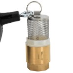 vidaXL Furtun de aspirație cu racorduri din alamă, negru 1,1" 4 m, PVC