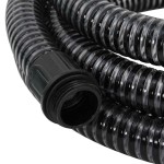 vidaXL Furtun de aspirație cu racorduri din alamă, negru 1,1" 25 m PVC