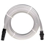 vidaXL Furtun de aspirație cu conectori PVC transparent 1" 10 m PVC