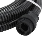 vidaXL Furtun de aspirație cu racorduri din PVC, negru 1" 10 m, PVC
