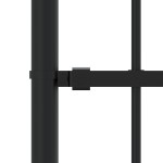 vidaXL Gard de grădină cu vârf tip suliță, negru, 239x175 cm, oțel vopsit în câmp electrostatic vidaXL Gard de grădină cu vârf tip suliță, negru, 239x175 cm, oțel vopsit în câmp electrostatic