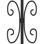 vidaXL Gard de grădină cu vârf tip suliță, negru, 240x125 cm, oțel vopsit în câmp electrostatic vidaXL Gard de grădină cu vârf tip suliță, negru, 240x125 cm, oțel vopsit în câmp electrostatic