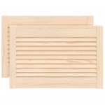 vidaXL Uși de dulap design lambriu 2 buc. 39,5x59,4 cm lemn masiv pin vidaXL Uși de dulap design lambriu 2 buc. 39,5x59,4 cm lemn masiv pin