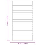 vidaXL Ușă de dulap cu design lambriu, 61,5x39,4 cm, lemn masiv de pin vidaXL Ușă de dulap cu design lambriu, 61,5x39,4 cm, lemn masiv de pin