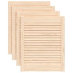 vidaXL Uși de dulap design lambriu 4 buc. 61,5x49,4 cm lemn masiv pin