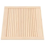 vidaXL Ușă de dulap cu design lambriu, 61,5x59,4 cm, lemn masiv de pin vidaXL Ușă de dulap cu design lambriu, 61,5x59,4 cm, lemn masiv de pin