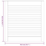 vidaXL Ușă de dulap cu design lambriu, 61,5x59,4 cm, lemn masiv de pin vidaXL Ușă de dulap cu design lambriu, 61,5x59,4 cm, lemn masiv de pin